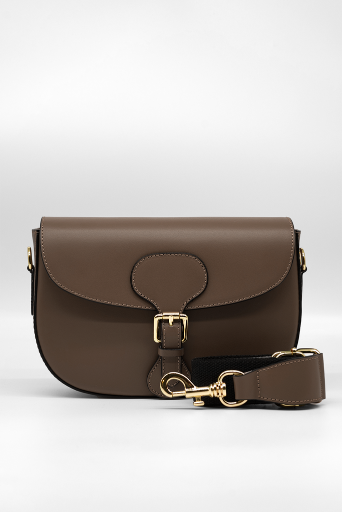 Crossbody-Bag CHLOE aus Leder in taupe