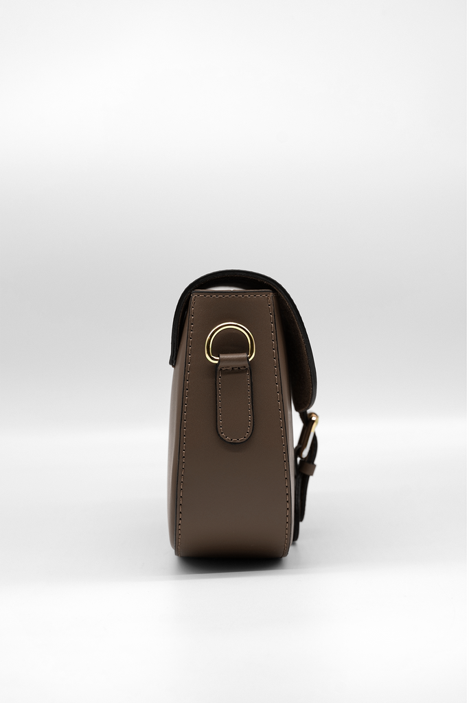 Crossbody-Bag CHLOE aus Leder in taupe